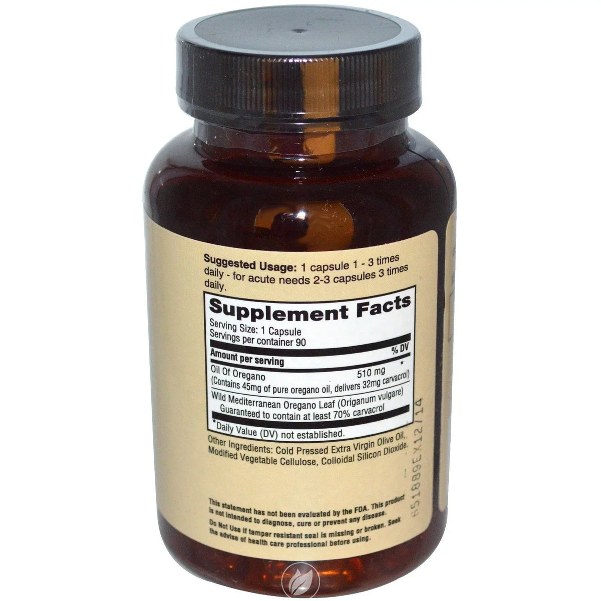 CAP Oil EA Oregano 1/90 California by Wild 2 Pack Natural, of