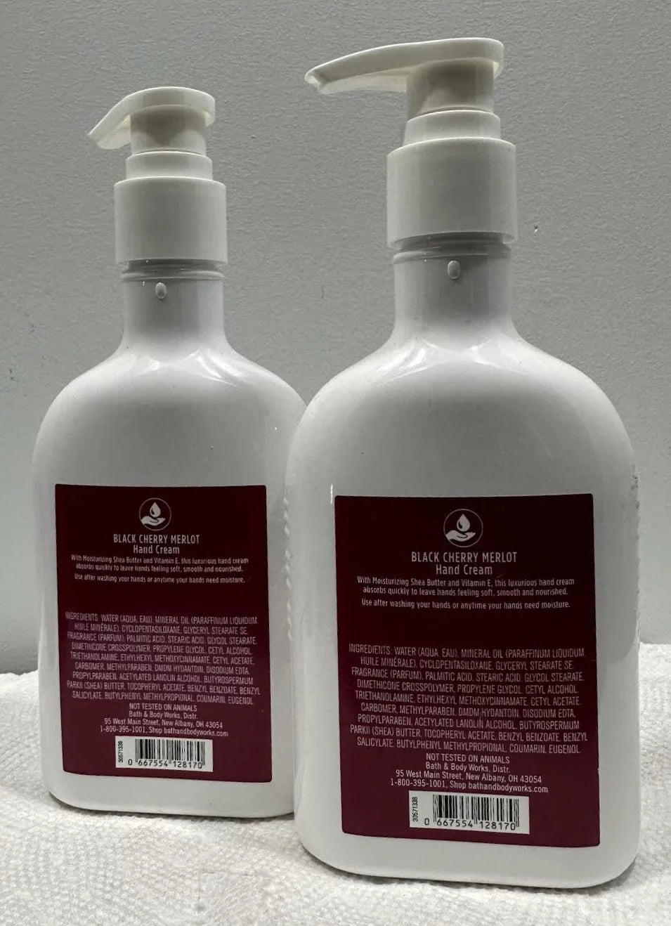 Body Lot Shea Hand Works Cream Black Merlot of Bath 2 Cherry Butter &
