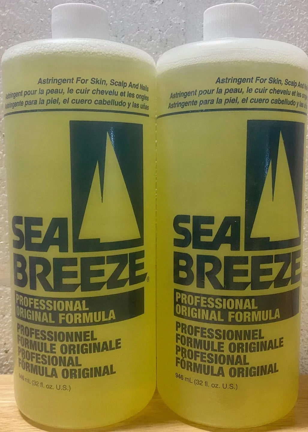 Skin, 32 Astringent oz. Scalp Sea Nails Breeze and 2-Pack for