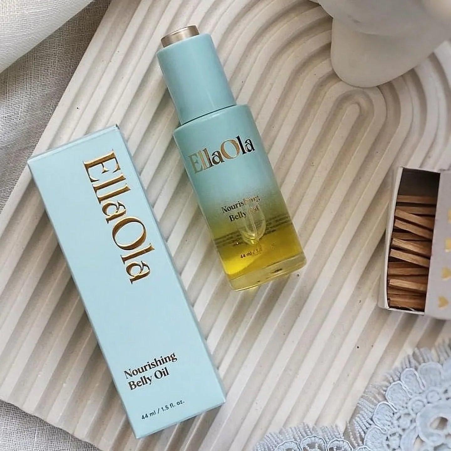 brighten stretch to skin firm marks smooth, EllaOla Oil Belly and Nourishing for and