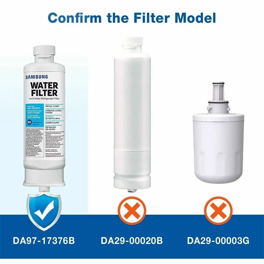 HAF-QIN Water Refrigerator DA97-17376B Filter refrigerator Pack 4 DA97-08006C filter
