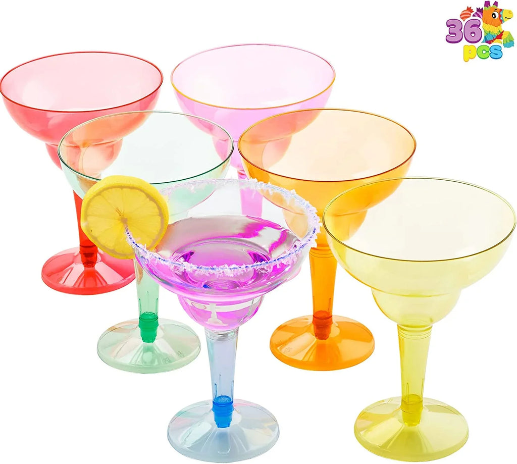 De Glasses Glasses JOYIN Mayo Pcs 48 Cinco De Theme Taco Fiesta Decorations,12 Cinco Party Party Cups Margarita Decoration Plastic Party Mayo for oz Fun,Plastic Supplies Margarita Mexican