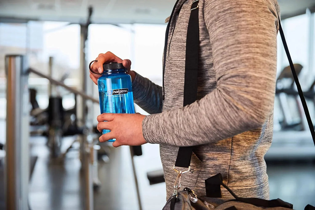 Made Sustain with OZ, 50% Nalgene Derived 32 Tritan Bottle Mouth Wide Waste, Water BPA-Free Material Plastic from