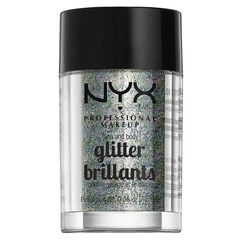 & Makeup oz Glitter, NYX 0.08 2 Professional Crystal of Pack Face Body
