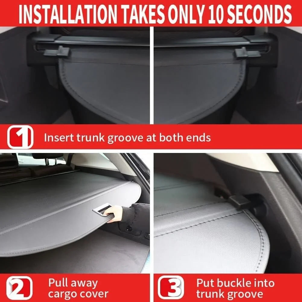 Jeep for Patriot 2016 2009 Accessory Trunk Rear Fit Compass Retractable 2013 Cargo 2014 SUV Cover Black 2015 2012 2011 Cover Jeep 2007-2016 Security 2008 2010 Compass Patriot 2007 Shade