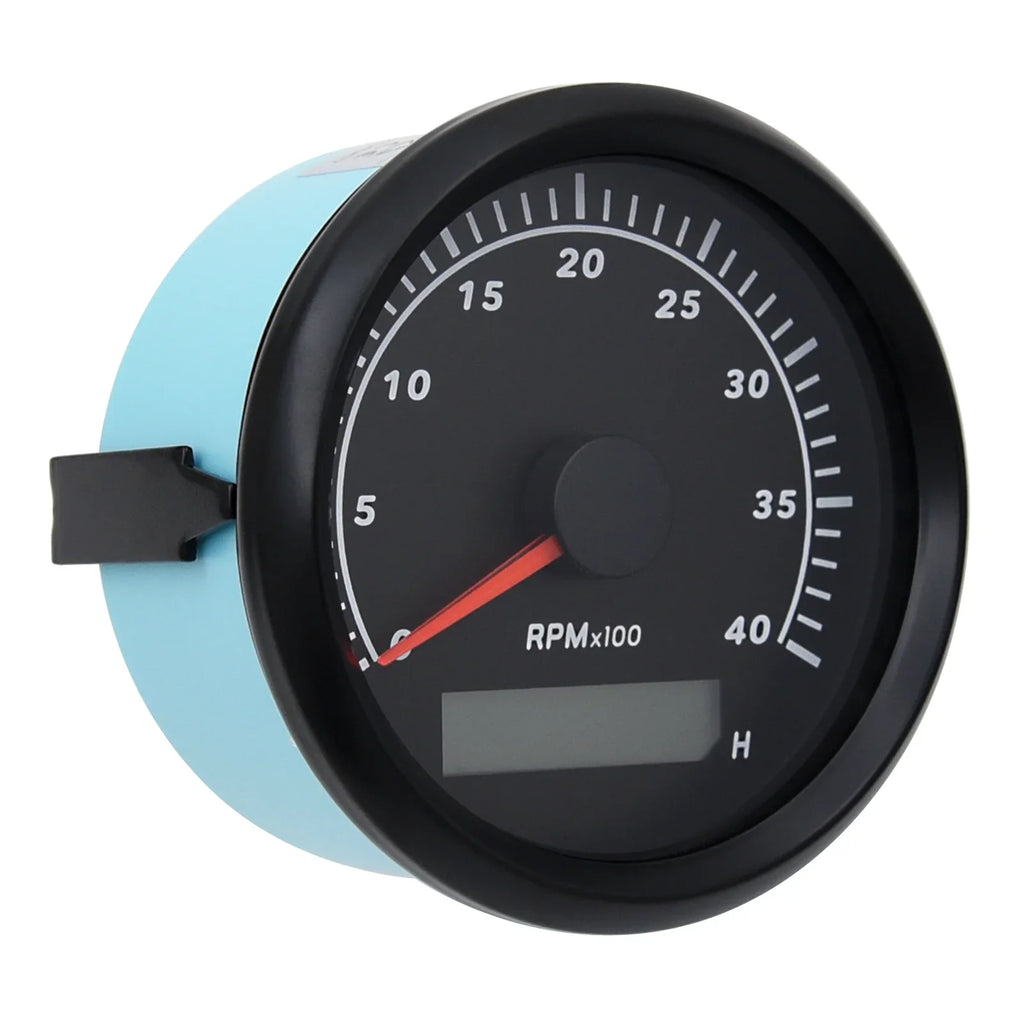 Truck 85mm Tachometer 0-4000RPM Meter Geloo for Gauge Waterproof Boat RV Car Marine Hour Tachometer