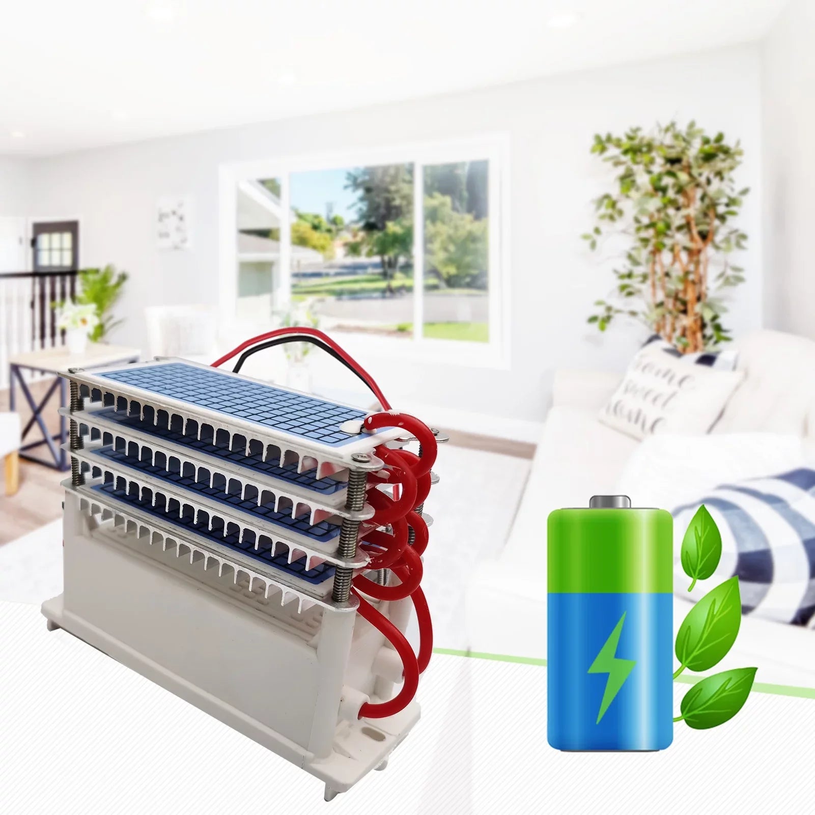 Bathroom 40,000mg/h Remove Generator atmospheric Smoking Ceramic AC110V Living Room Odor Purifier Cooking Washable Pets Integrated moobody for Plate Kitchen