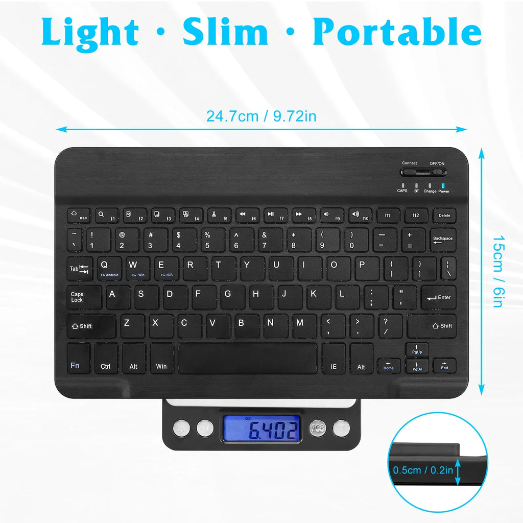 Ultra Bluetooth for 2S and All Combo Black Full-Size Onyx Bluetooth Xiaomi and Slim Keyboard Rechargeable Ergonomic - Mac/Tablet/iPad/PC/Laptop Mi Keyboard Mouse Mouse and Enabled Mix