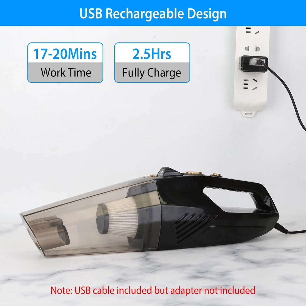 120W Handheld with iMountek Powerful Accessory Cleaner Cleaner, Suction Vacuum Home 8000PA Duster DC 12V Kit Car Vacuum