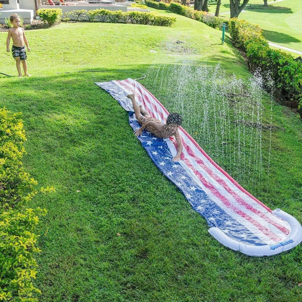 PC3310US Backyard Stripes PoolCandy Ft. 14 Slide Water & Stars