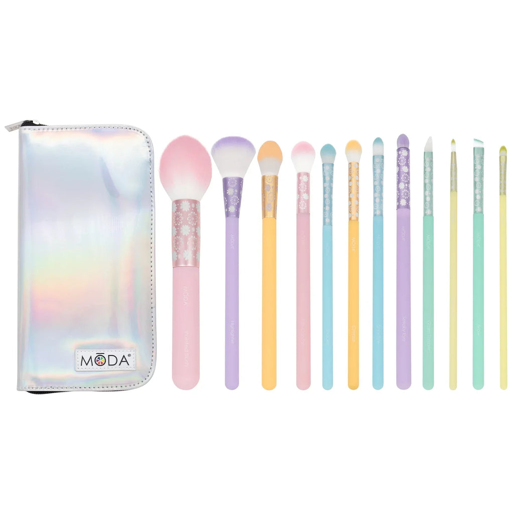 Includes Brushes Brush Makeup Highlighter, Posh Brush Crease, Pastel Set, Signature and Makeup Shader Moda 13pc