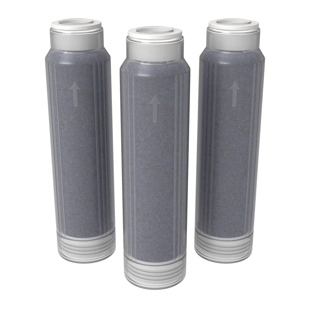 Life 10" Deionization Reverse Indicating Osmosis Aquatic Cartridge DI Bed Resin 3-Pack Mixed Color (RODI)