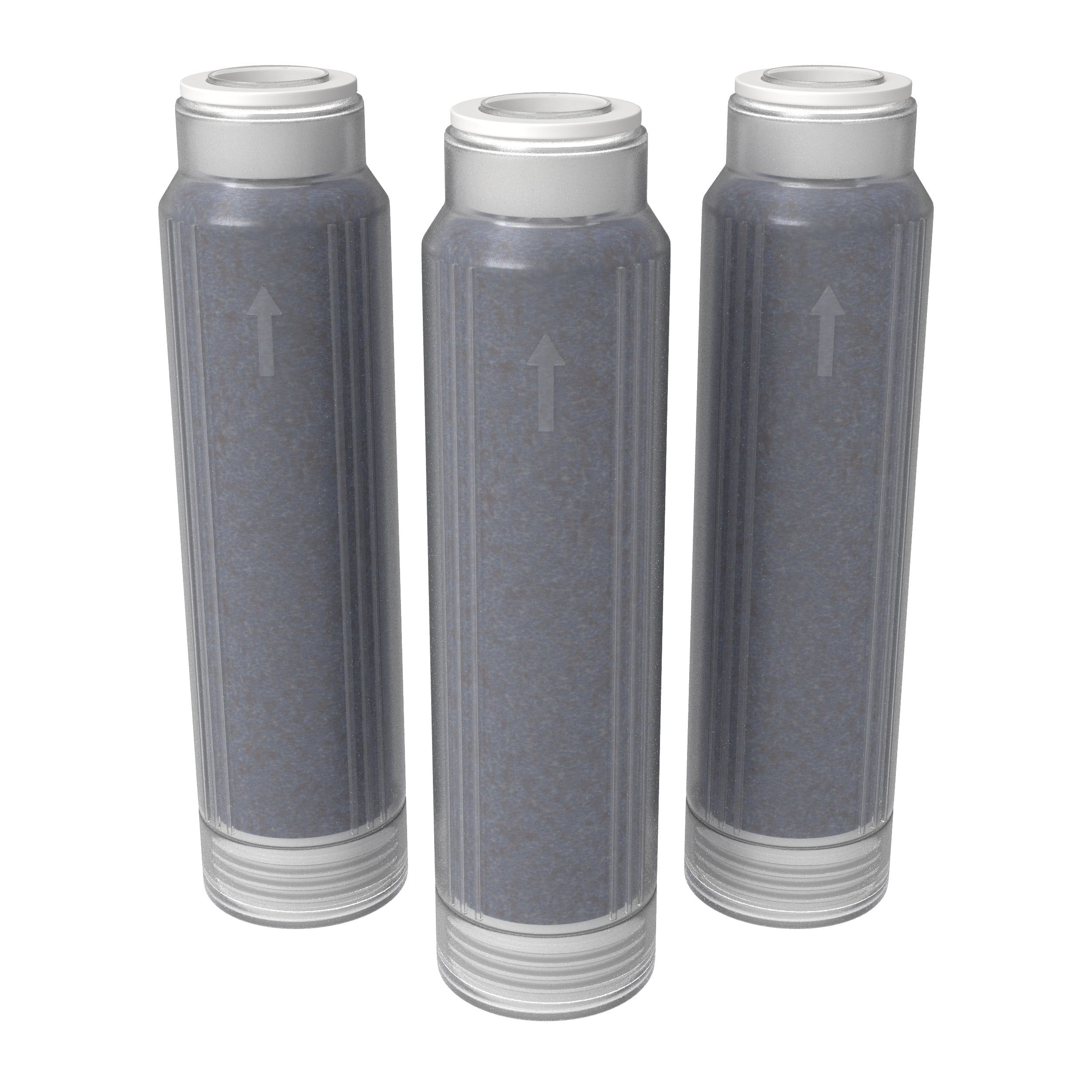Life 10" Deionization Reverse Indicating Osmosis Aquatic Cartridge DI Bed Resin 3-Pack Mixed Color (RODI)