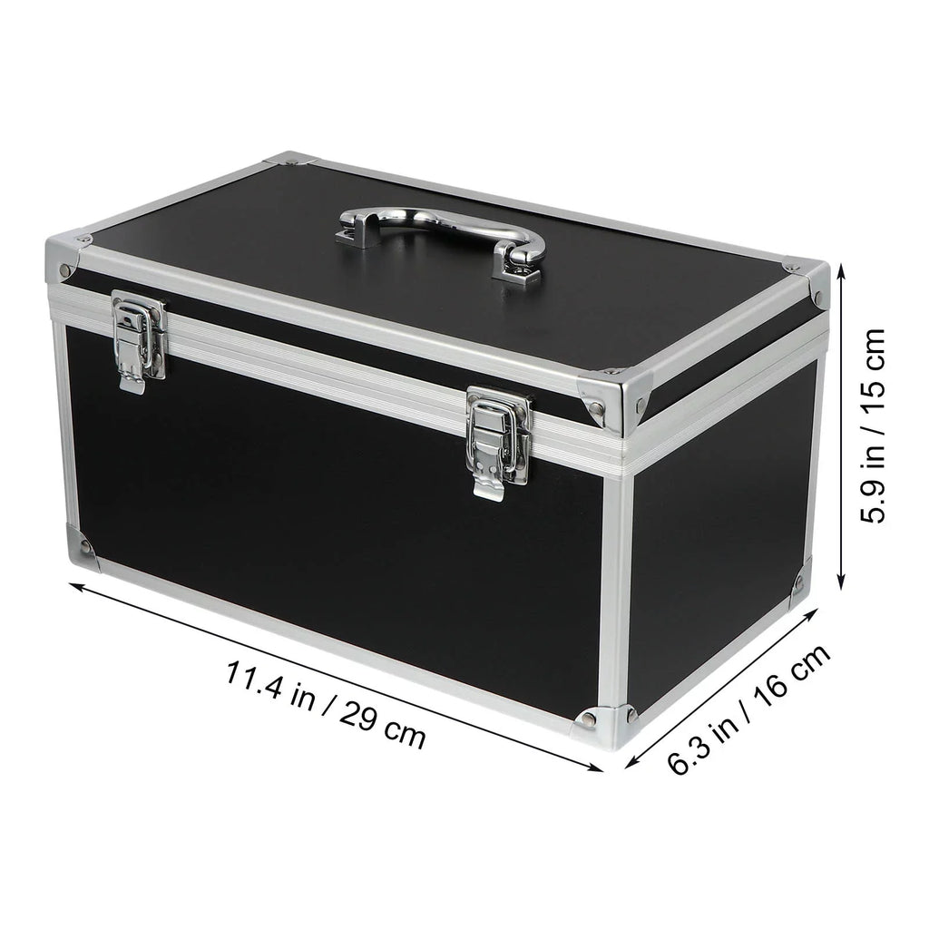 Aluminum Audio Homemaxs Shell transportable Household Box Safety Tool Shockproof Case Hard Carrying Briefcase Camera Equipment