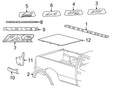 F-150 Upper 5.5FT Ford Genuine OE (2004) Molding Truck Bed 4L3Z84291A41AAA New
