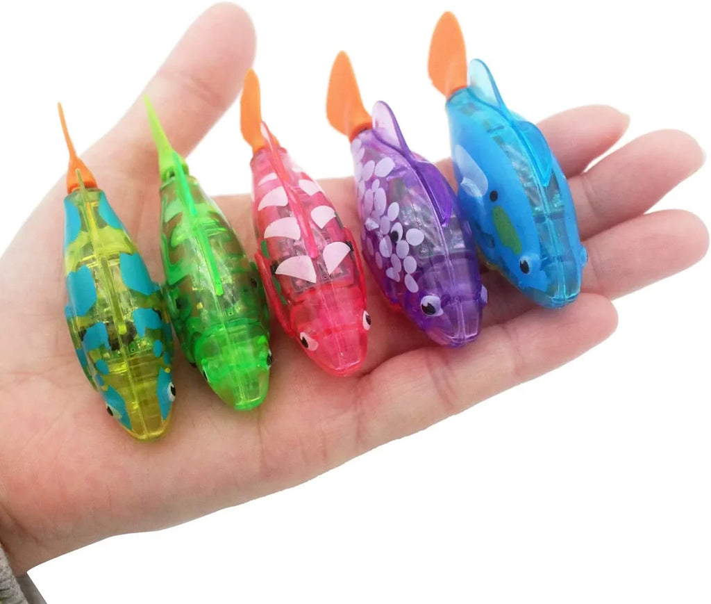 Bath Toys (5 Pets & Fish Gift Electric Toy Electronic WOVTE Toddler Tank Animal Pack) Kids Fish Bathtub, Baby