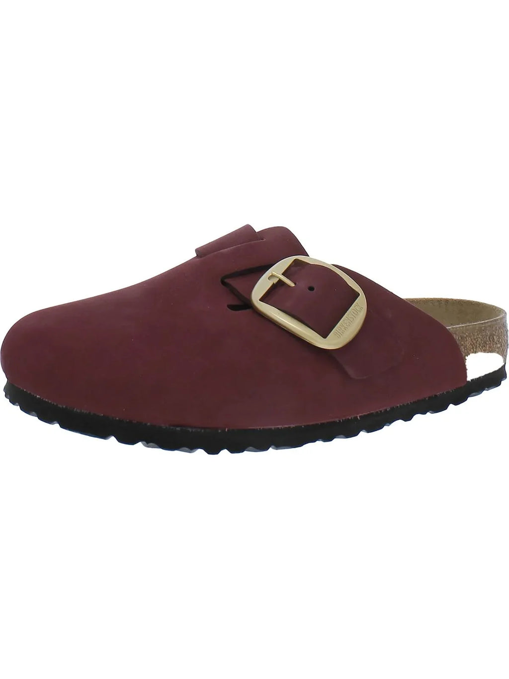 Boston Womens Leather Birkenstock Sandals Big Mule Cork Buckle