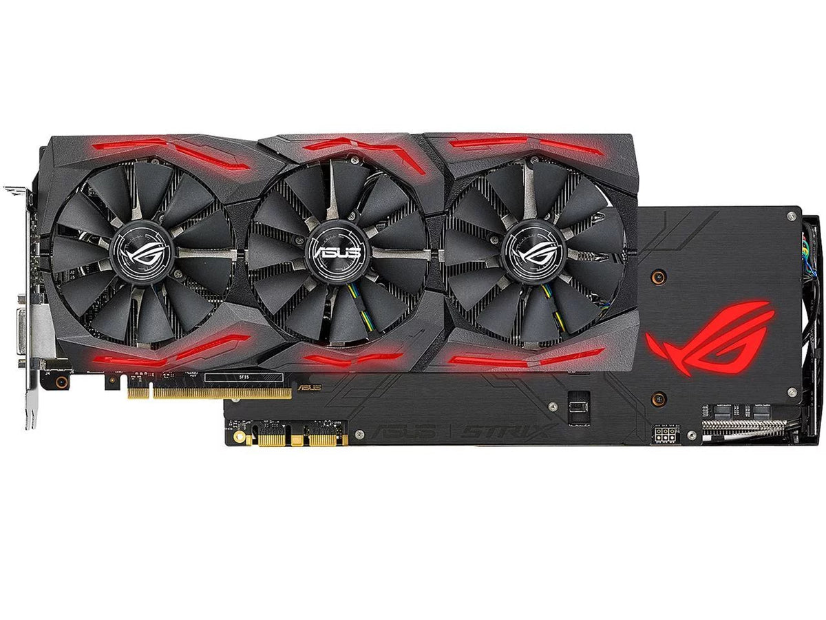 Ti GeForce Video STRIX-GTX1080TI-11G-GAMING ROG 11GB 352-Bit DirectX SLI Ready GDDR5X Card NEW 12 HDCP ASUS Support GTX 1080