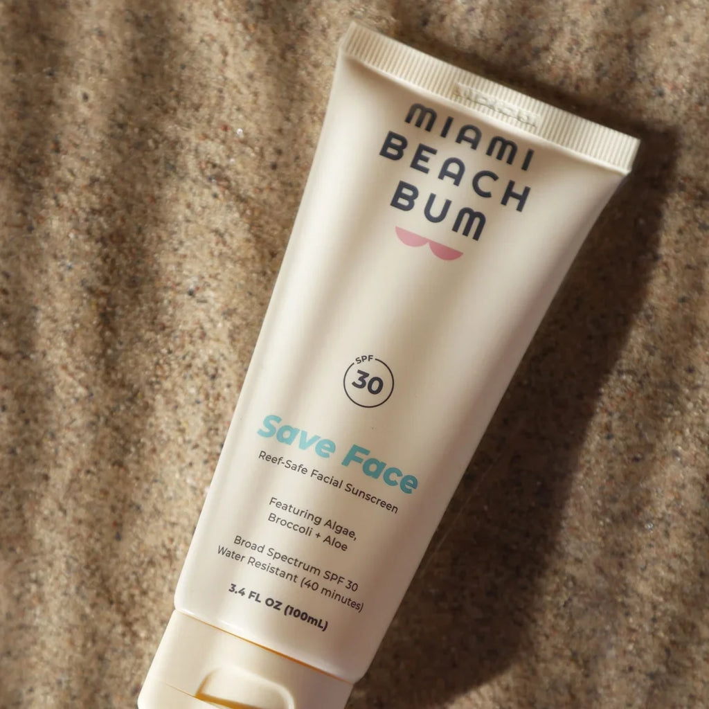 Min Water Face Fragrance-free, Broccoli Reef-Safe Resistant Beach 3.4oz Bum SPF30/ Miami Mineral 40 Cream,