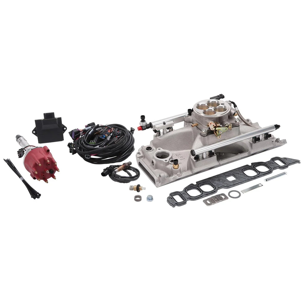 Edelbrock 4 EFI CHEVROLET 1970 35830 select: CHEVROLET 4150-Style NOVA Kit Pro-Flo 1970 Fits Traditional MALIBU,