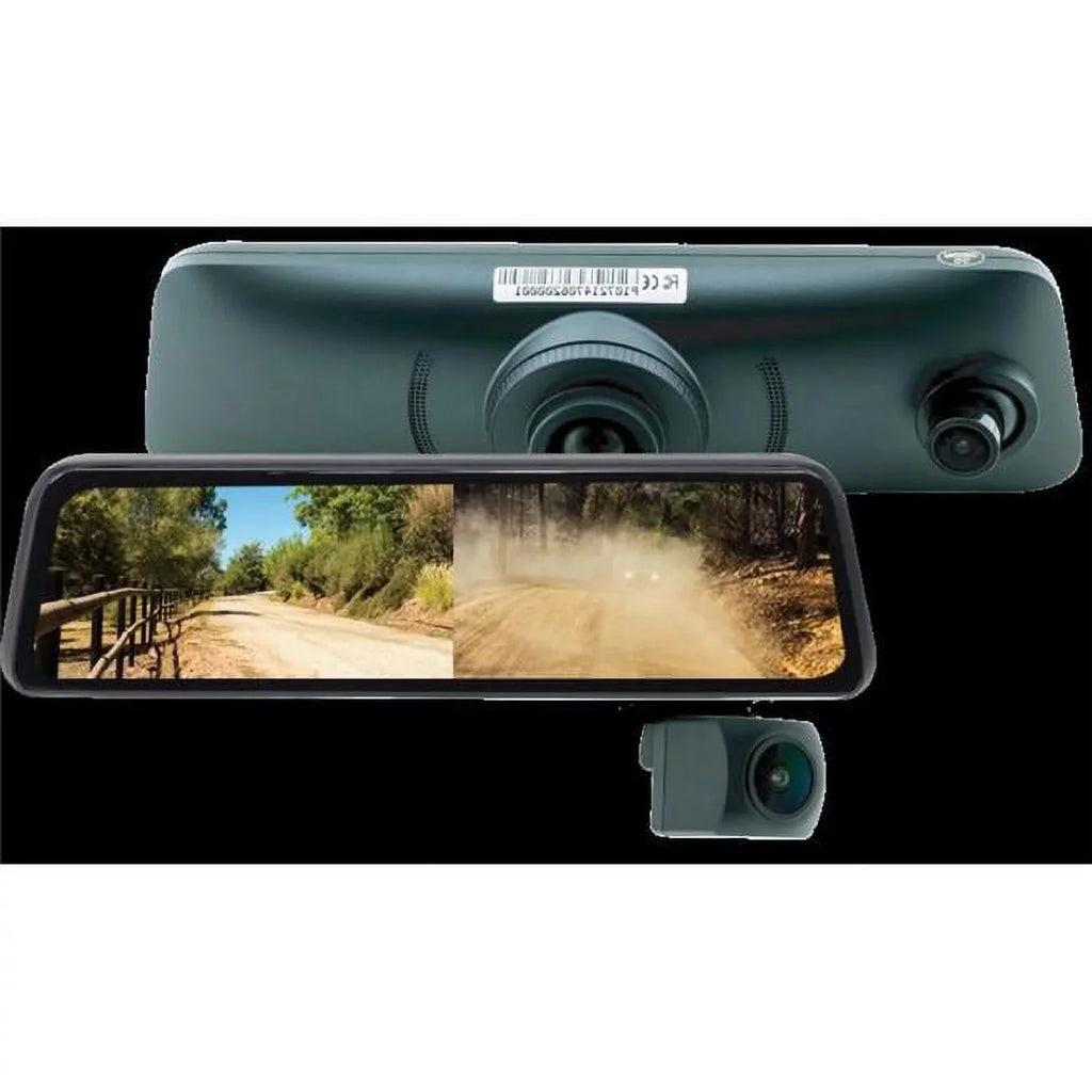 Touchscreen 1080p MRCHDDVR2 9.3" Monitor EchoMaster HD Mirror Rear-View DVR