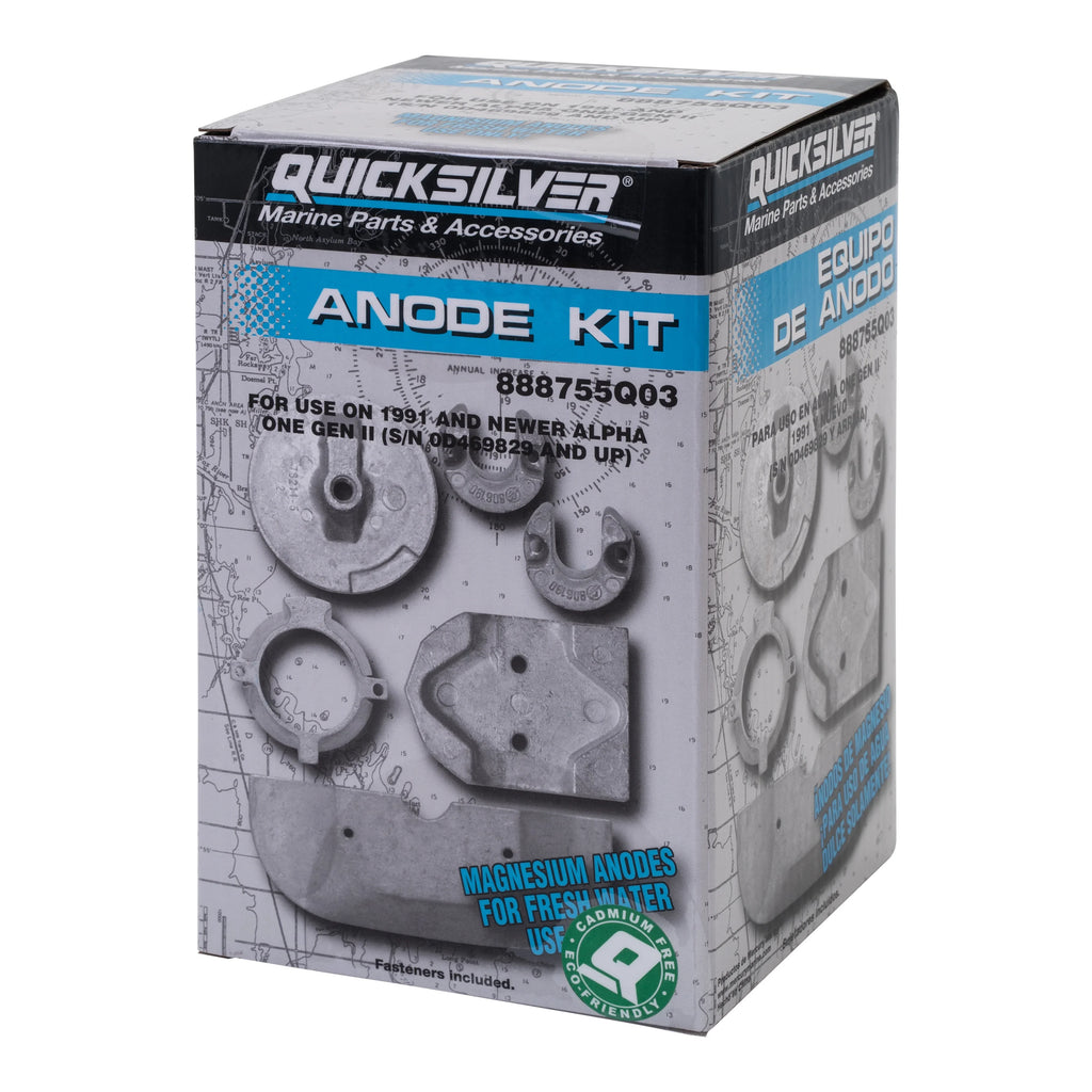 Magnesium 888755Q03 Quicksilver Kit Anode