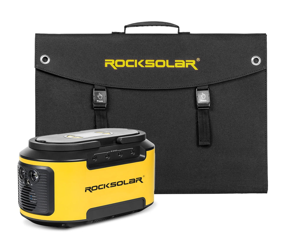 Panel with 30W Station Generator a Solar Power movable 200W Kit Solar Foldable ROCKSOLAR Ready