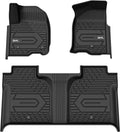 Floor Chevrolet 1500 3W HD/3500HD Carpeted &2020-2024 2500 Crew Sierra Silverado/GMC (Don't Fit with Cab & Factory For for 2019-2023 Sierra Storage Chevrolet Silverado/GMC Double Mats Cab),