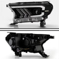 9050695 Bar DRL Projector Ford 2019-2022 Black Headlights Sequential Ranger, LED for