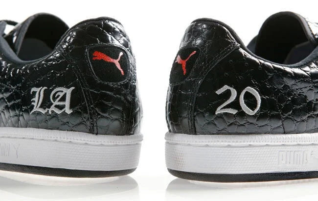 5.5 7 SPORTIE LA. SKIN CROCODILE WOMEN MEN BLACK MATCH NEW PUMA UNISEX // SHOES