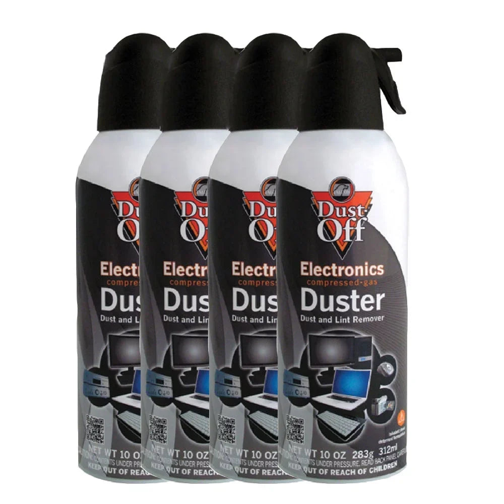 (4 Gas CANS Falcon of Dust-Off 10 Pack) 4 Duster, oz. Compressed