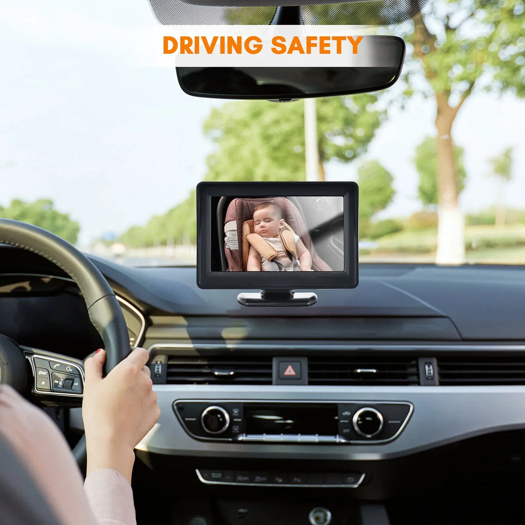 Rear Mirror Baby Invigilator,Inch Seat Seat Car Mirror 150° Monitor Monitor Car 1080P Car Baby Car Baby Mirror Baby car Car Baby Wide Seat Baby View Camera Camera Monitor View Pristin Easy Vision