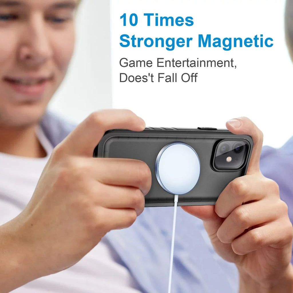 12 12, Swimming MagSafe Underwater with SPORTLINK Diving iPhone Pro Waterproof Support Case for