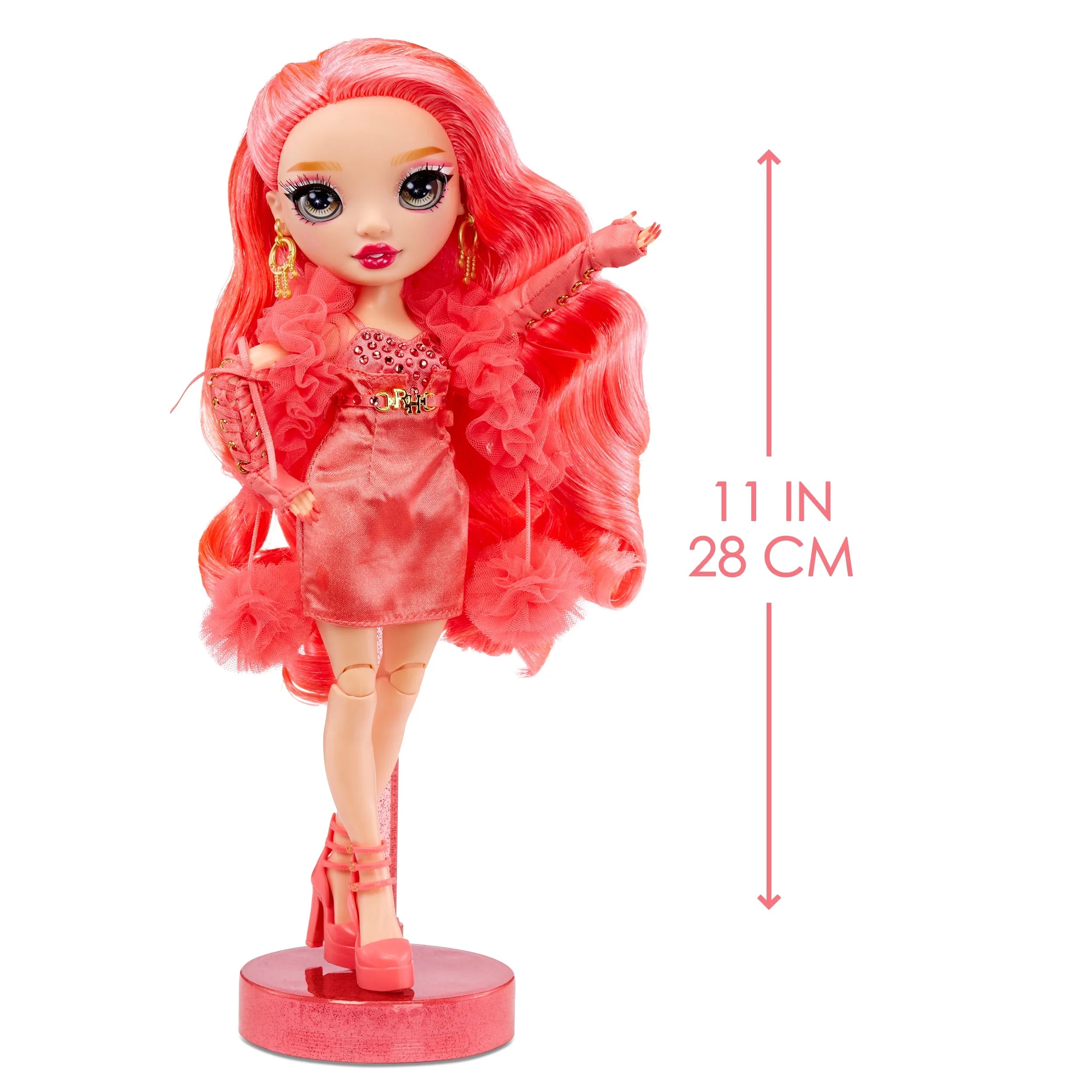 Collectors and Rainbow Priscilla- Fashionable Accessories. Fashion Pink Outfit Old Colorful for Doll. Play 4-12 Gift Great Years 10+ High & Kids