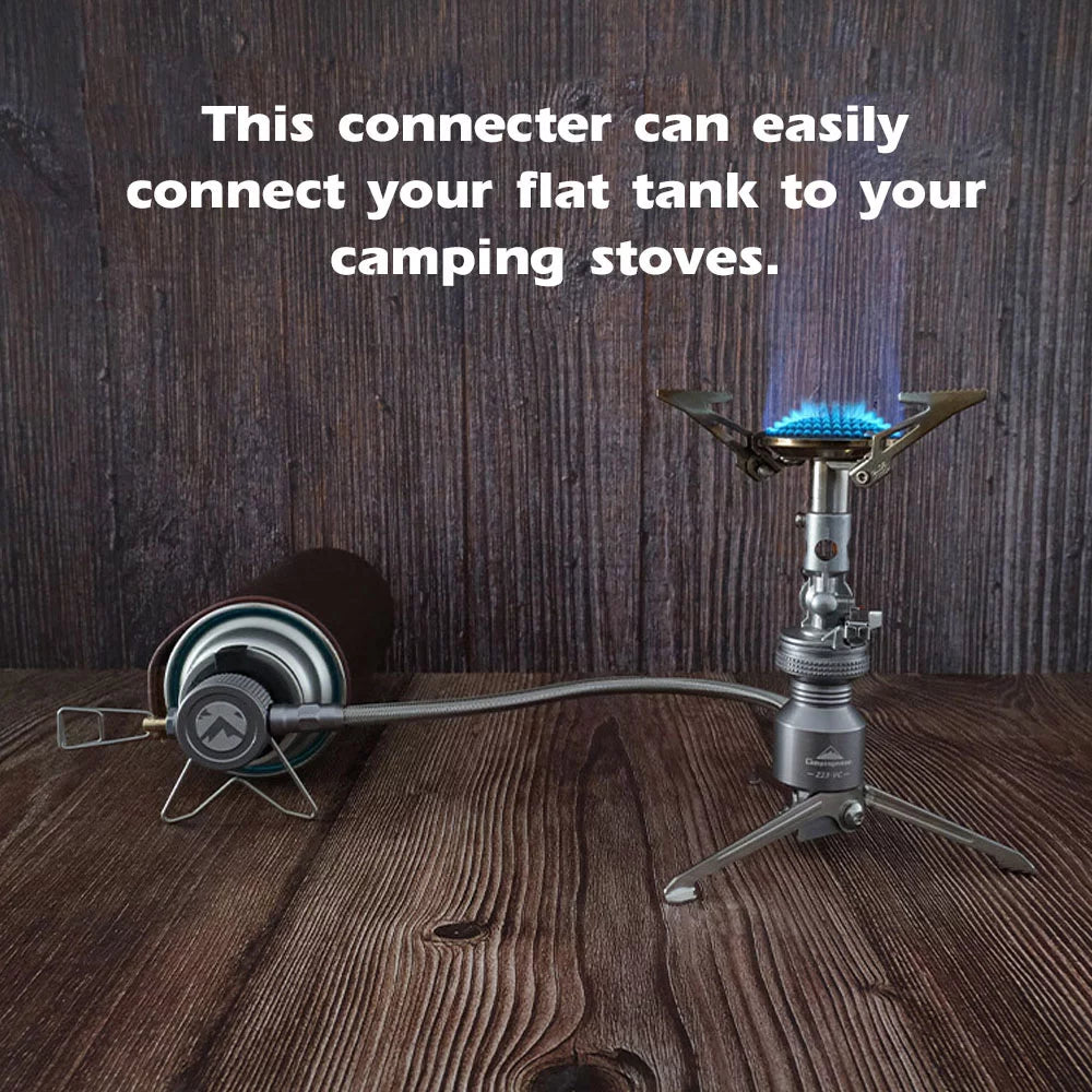 Tripod for Adapter Butanes Camping transportable Connector, CAMPINGMOON Canister Camping Equipment Cooking Stove