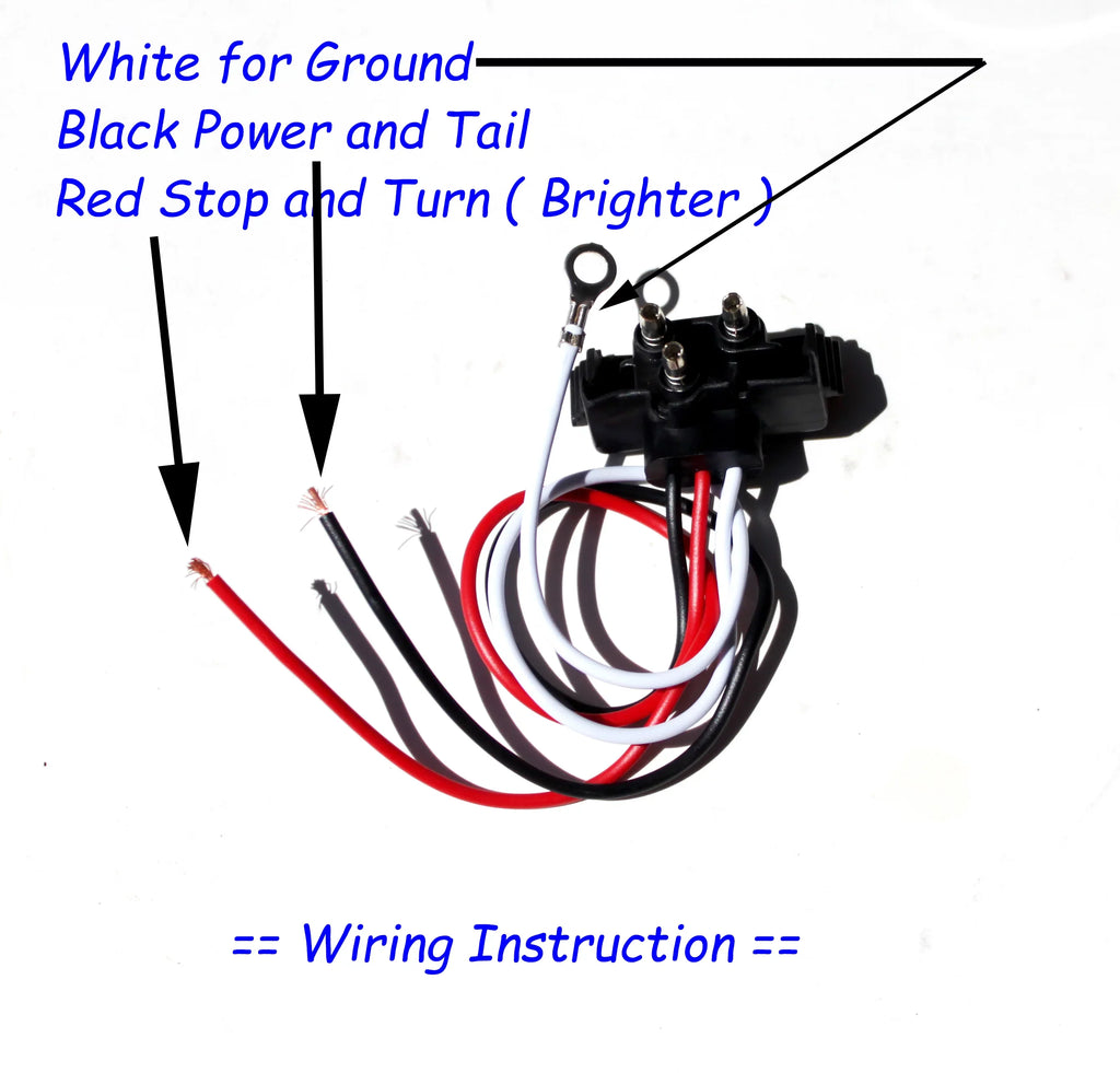Solid Signal Pigtail Pieces Tail ( Light ) Stop Oval Marker Truck 6" 2 SAE Tractor Turn Brake Grommet for Approved Trailer w Pair Jeep LED DOT Red Kit
