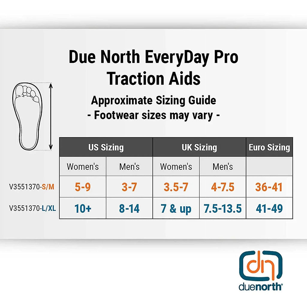 North Small Due Aids Pro Size Spikes w/Tungsten Everyday Carbide Traction Medium