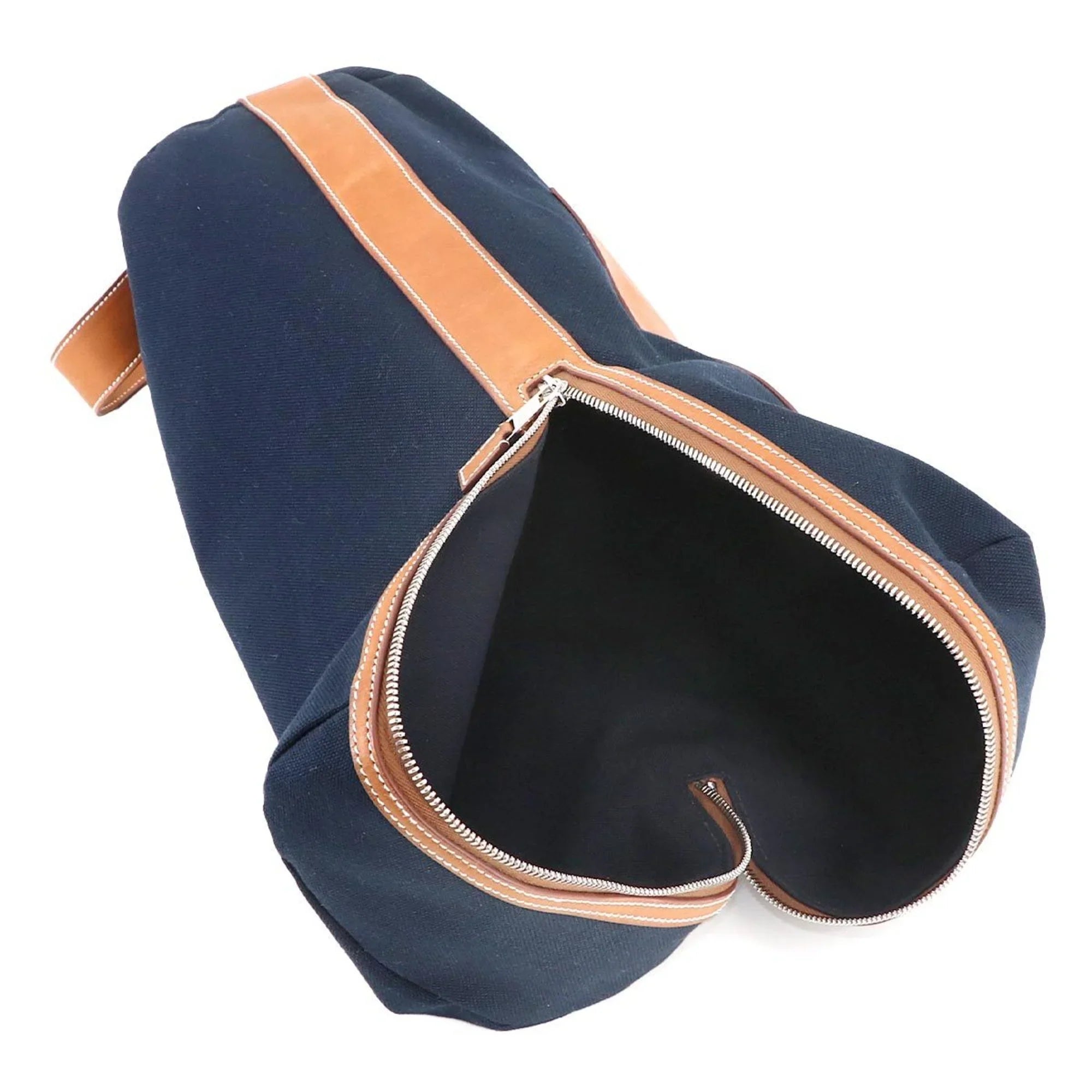 New) Duffel Spudkidskin Hermes Odyssey Gold Canvas Hand (Like Shoulder Marine Tail Gauland 2way Bag Pre-Owned