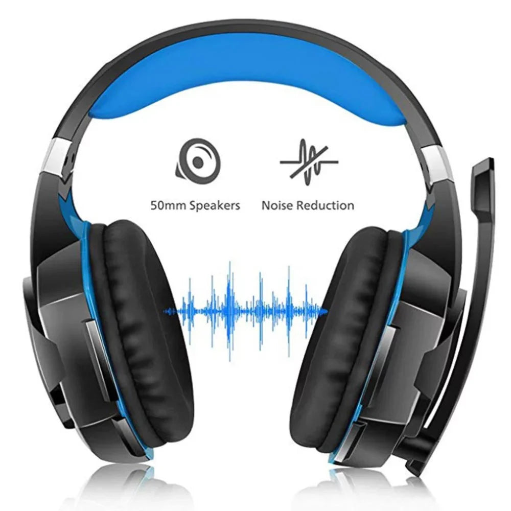 with Reduction Headset EACH for Adapter Smartphone KOTION G2000 Audio EACH Gaming PC 3.5mm Cable Laptop KOTION Noise