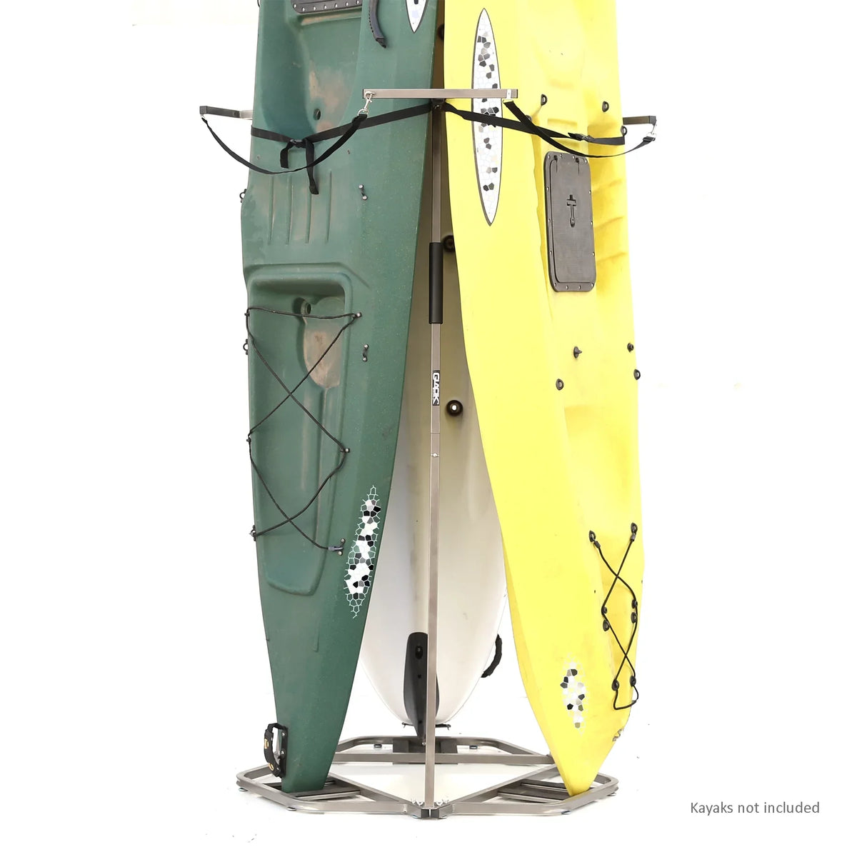 Boards, 27.5 3 Vertical Kayak Grey in. Storage Glacik Paddle for SUP Rack &