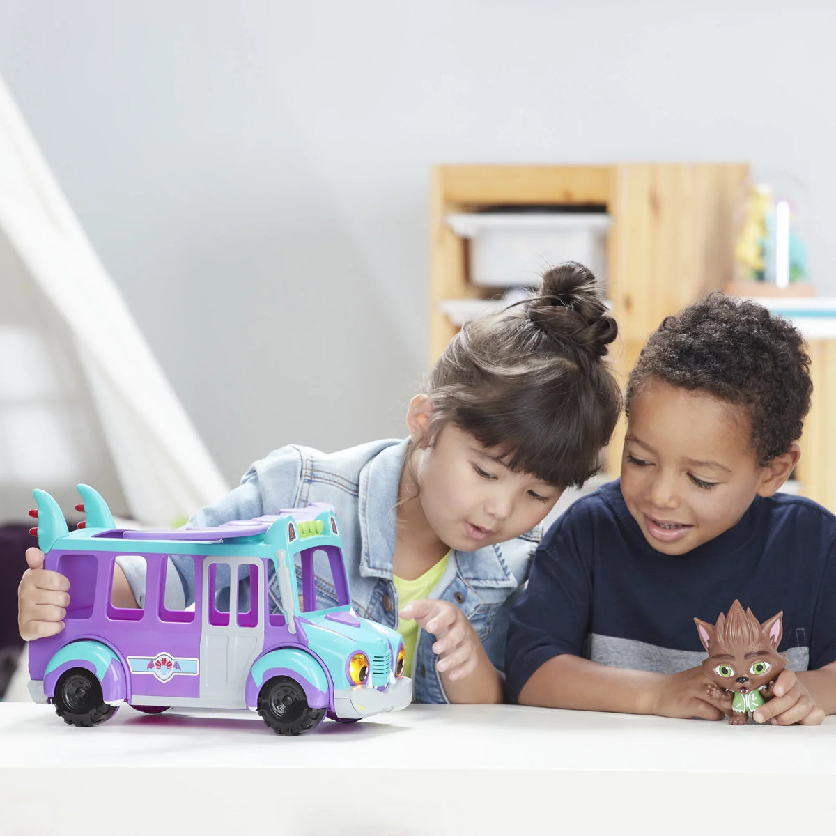 Up Sounds, Lights, Netflix Ages and with and Toy Monster Super GrrBus Bus 3 Music Monsters