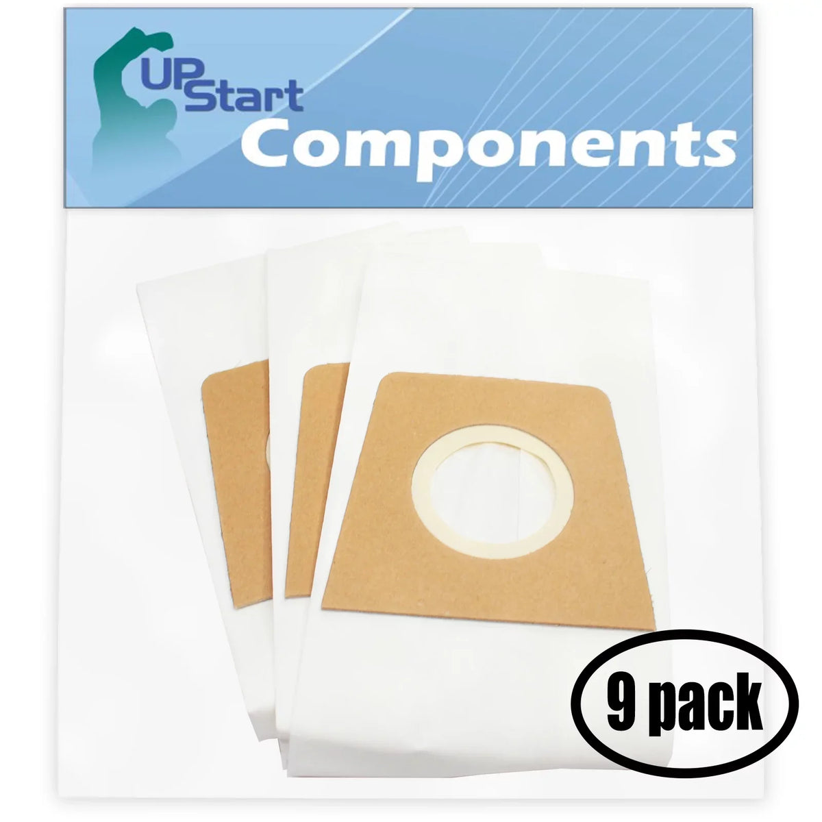 '- Vacuum Devil with 3920047001, Bags 3 Pack (9 Bags Dirt Type Pack) M085570 Bagged Compatible Vacuum for (Black) Devil Vacuum Featherlite U Dirt Bags Upright per 27 - 3920048001, Replacement