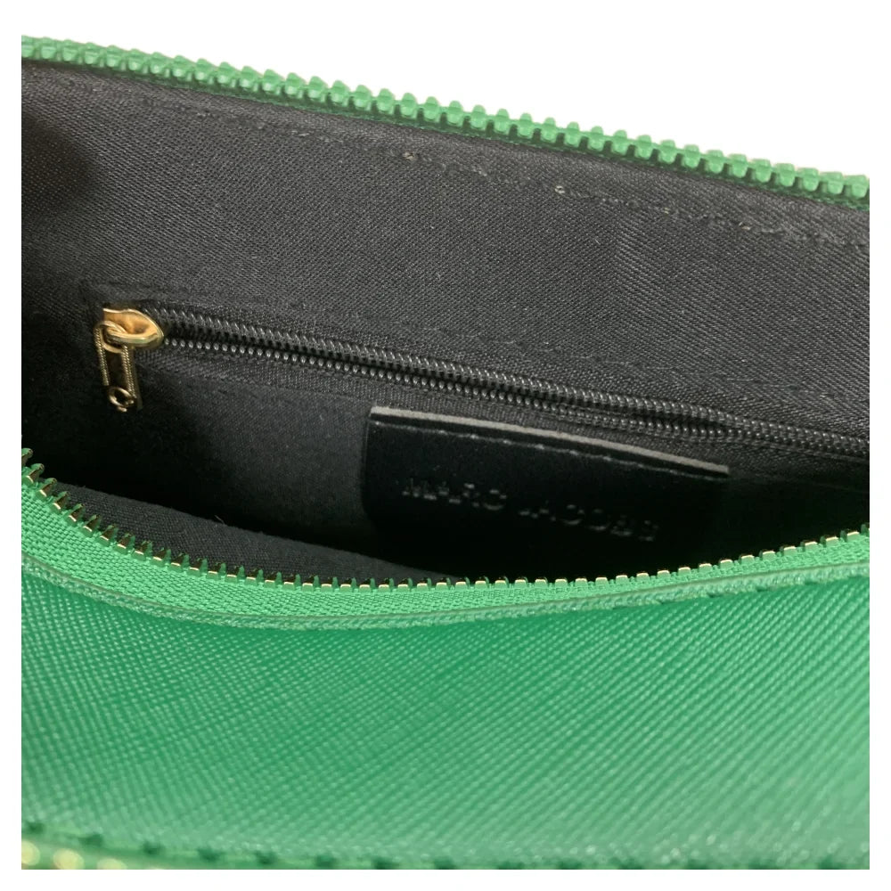 Logo Chain Purple Bag with Strap Snapshot Women's Cross body Leather