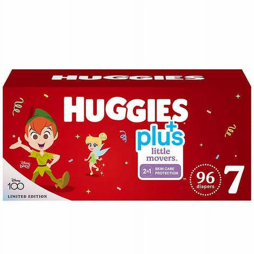 (96 Count) Sizes Plus 7, Diapers Huggies