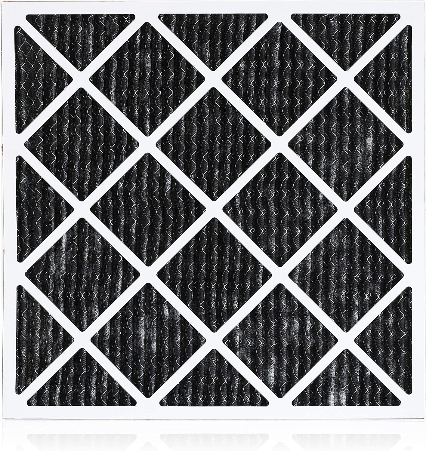 with oxygen Furnace MERV Activated HVAC Pleated Filterbuy (2-Pack) Carbon Filters AC Odor 22x24x1 Eliminator 8