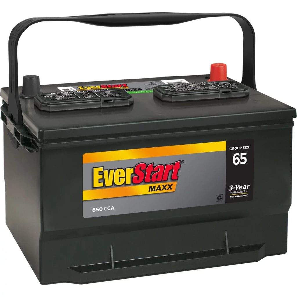 Maxx Battery, Lead Automotive Volt Acid Group 12 CCA EverStart 65 850 Size