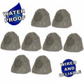Pool Spa for Set Garden Speaker Rock 8R8SG 8 Theater 8" Deck Yard Solutions Slate Outdoor