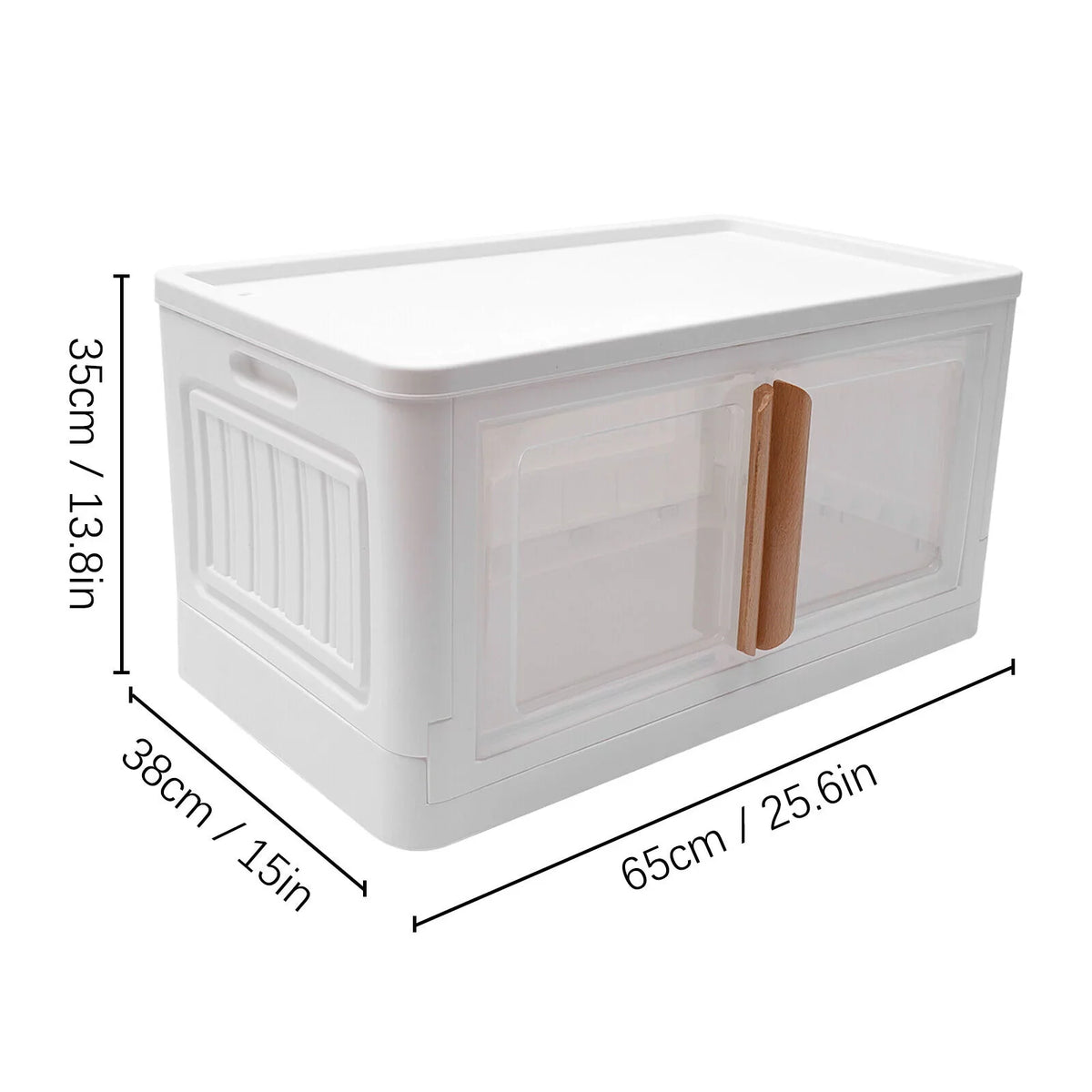 Closet Plastic Storage Collapsible Dorm Car Box Organizer Organizer Stackable
