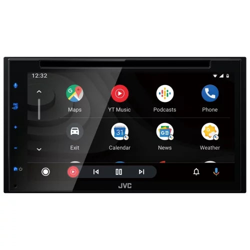 Carplay Player KW-V66BT Apple Bluetooth 6.8" Receiver+Camera JVC CD/DVD Android