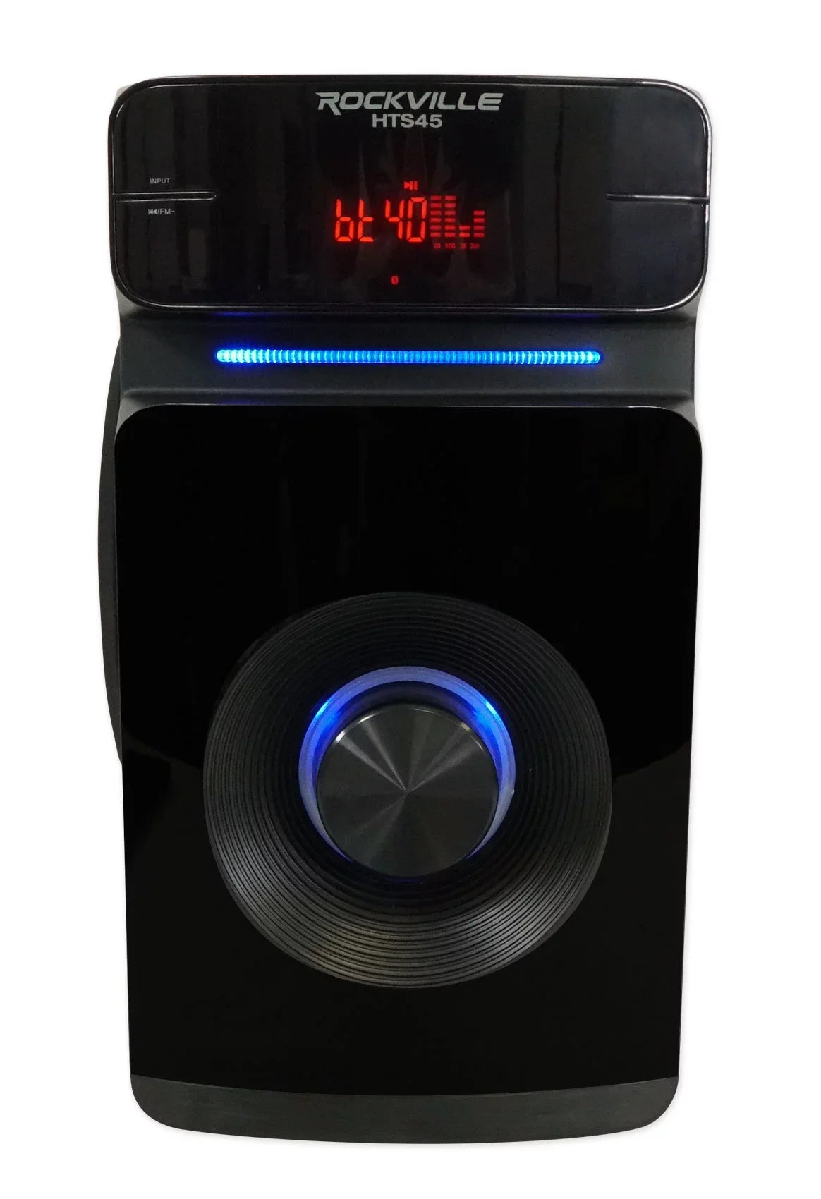 Machine Mics Wireless w/5.25" Rockville System VHF Home Theater/Karaoke Sub+(2)